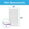 3M 10x20x1 Pleated Air Filter, Filtrete Brand 3-in-1 technology from 3M, MERV 12 2007DC-6 - alternate 9